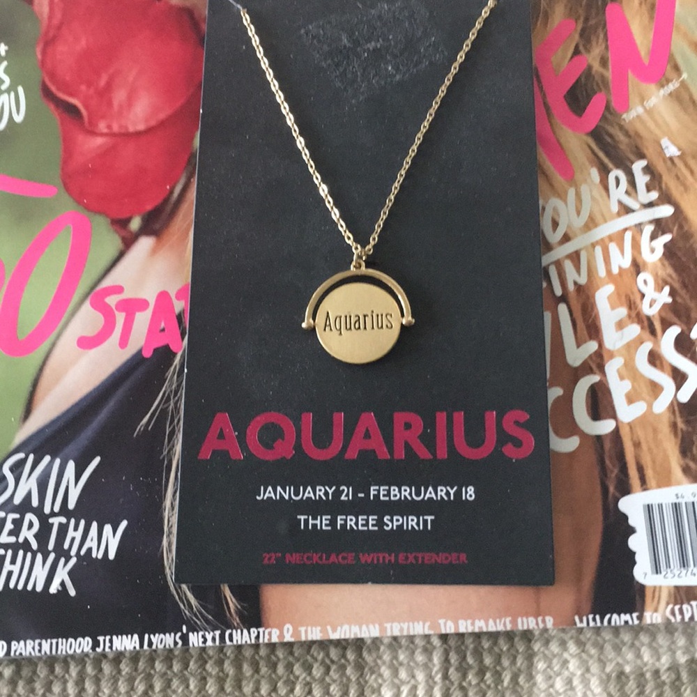 “Aquarius” fashion necklace